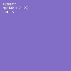 #826EC7 - True V Color Image