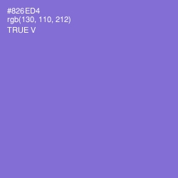 #826ED4 - True V Color Image