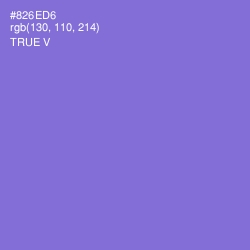 #826ED6 - True V Color Image