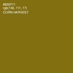 #826F11 - Corn Harvest Color Image