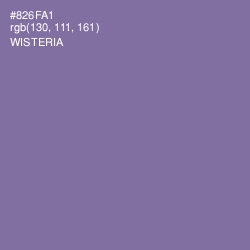 #826FA1 - Wisteria Color Image