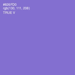 #826FD0 - True V Color Image