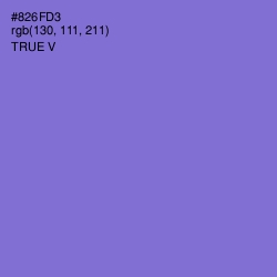 #826FD3 - True V Color Image