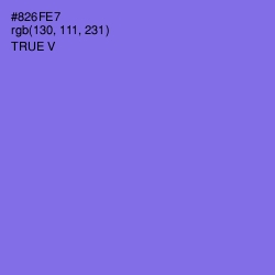 #826FE7 - True V Color Image