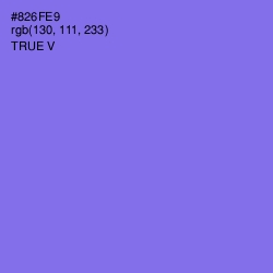 #826FE9 - True V Color Image