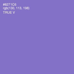 #8271C6 - True V Color Image