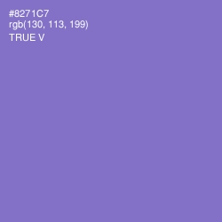 #8271C7 - True V Color Image