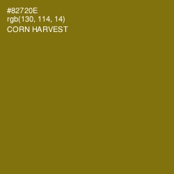 #82720E - Corn Harvest Color Image