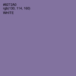 #8272A0 - Wisteria Color Image