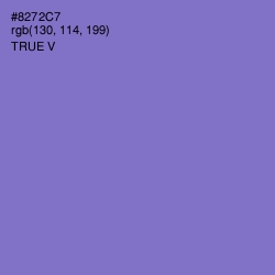 #8272C7 - True V Color Image