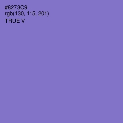 #8273C9 - True V Color Image