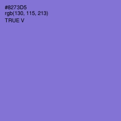 #8273D5 - True V Color Image