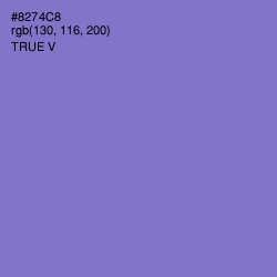 #8274C8 - True V Color Image