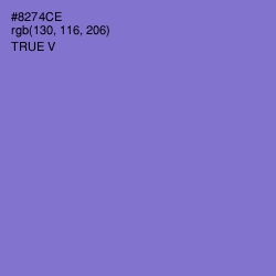 #8274CE - True V Color Image