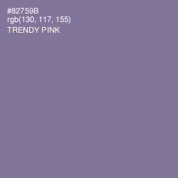 #82759B - Trendy Pink Color Image