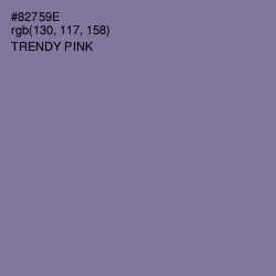 #82759E - Trendy Pink Color Image