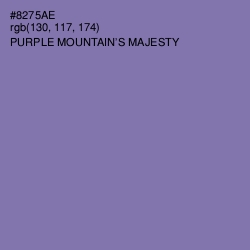 #8275AE - Purple Mountain's Majesty Color Image