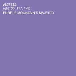 #8275B2 - Purple Mountain's Majesty Color Image