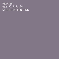 #827786 - Mountbatten Pink Color Image