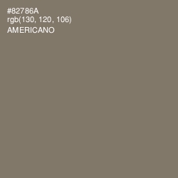 #82786A - Americano Color Image