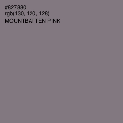 #827880 - Mountbatten Pink Color Image