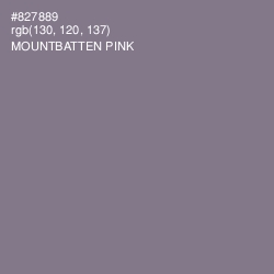 #827889 - Mountbatten Pink Color Image