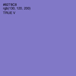#8278C8 - True V Color Image
