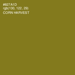 #827A1D - Corn Harvest Color Image