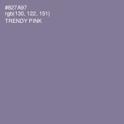 #827A97 - Trendy Pink Color Image