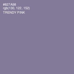 #827A98 - Trendy Pink Color Image