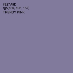 #827A9D - Trendy Pink Color Image