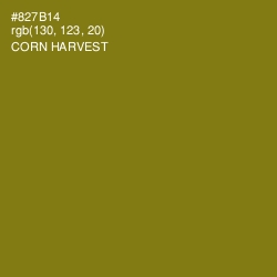 #827B14 - Corn Harvest Color Image