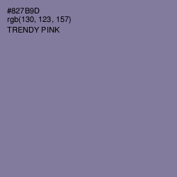 #827B9D - Trendy Pink Color Image