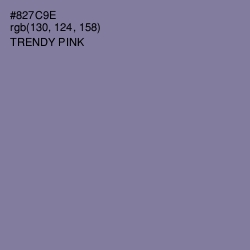 #827C9E - Trendy Pink Color Image