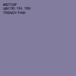 #827C9F - Trendy Pink Color Image