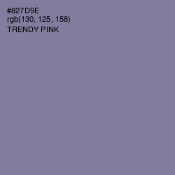 #827D9E - Trendy Pink Color Image