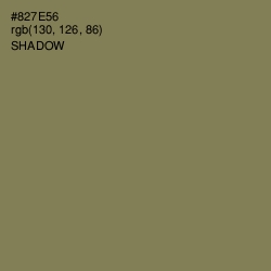 #827E56 - Shadow Color Image