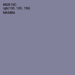 #82819C - Mamba Color Image