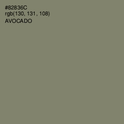 #82836C - Avocado Color Image