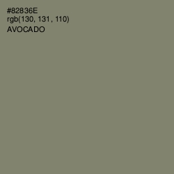 #82836E - Avocado Color Image