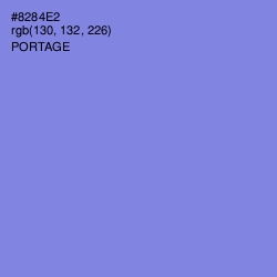 #8284E2 - Portage Color Image