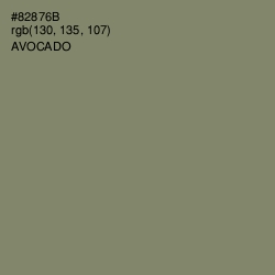#82876B - Avocado Color Image