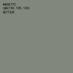 #82877C - Bitter Color Image