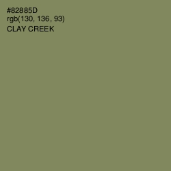 #82885D - Clay Creek Color Image