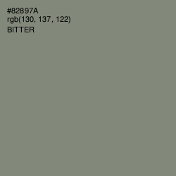 #82897A - Bitter Color Image
