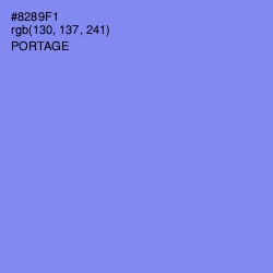 #8289F1 - Portage Color Image