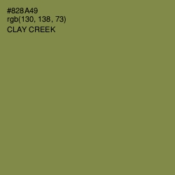 #828A49 - Clay Creek Color Image
