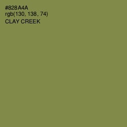 #828A4A - Clay Creek Color Image