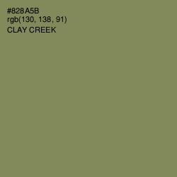#828A5B - Clay Creek Color Image
