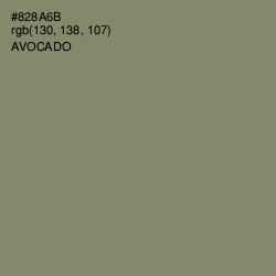 #828A6B - Avocado Color Image